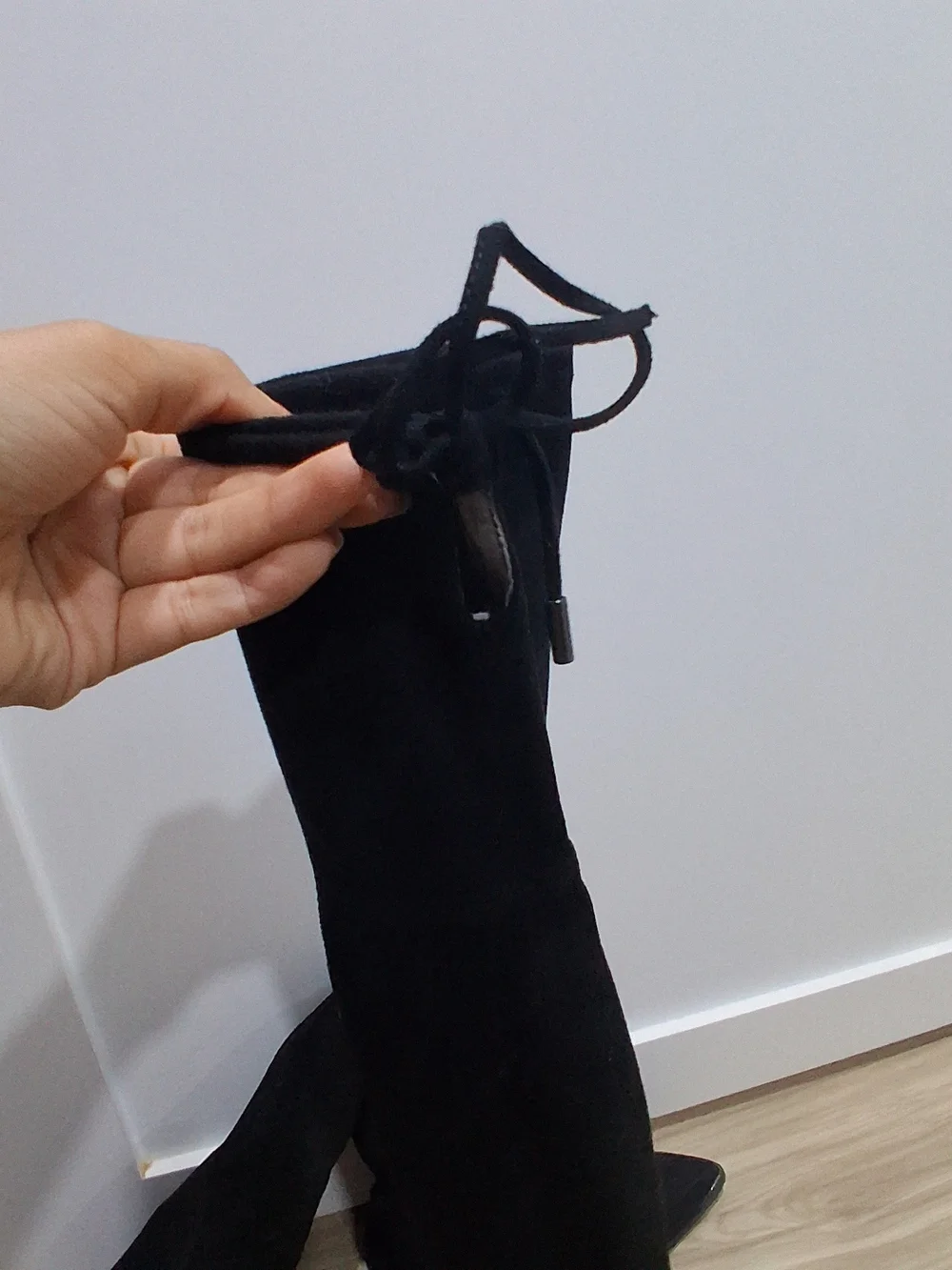 Marc Fisher Black Over-the-Knee Pointed Toe Boots 6.5